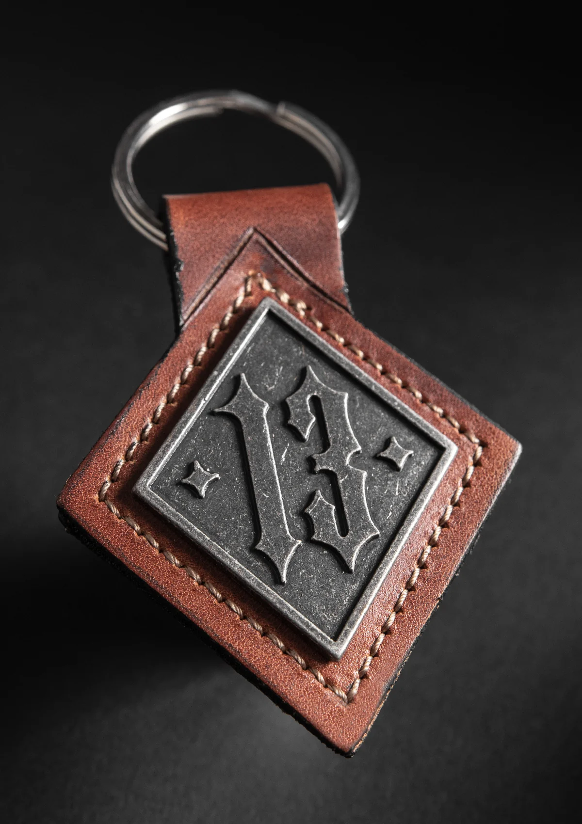 Anhänger 13 Leder Braun - Image 3