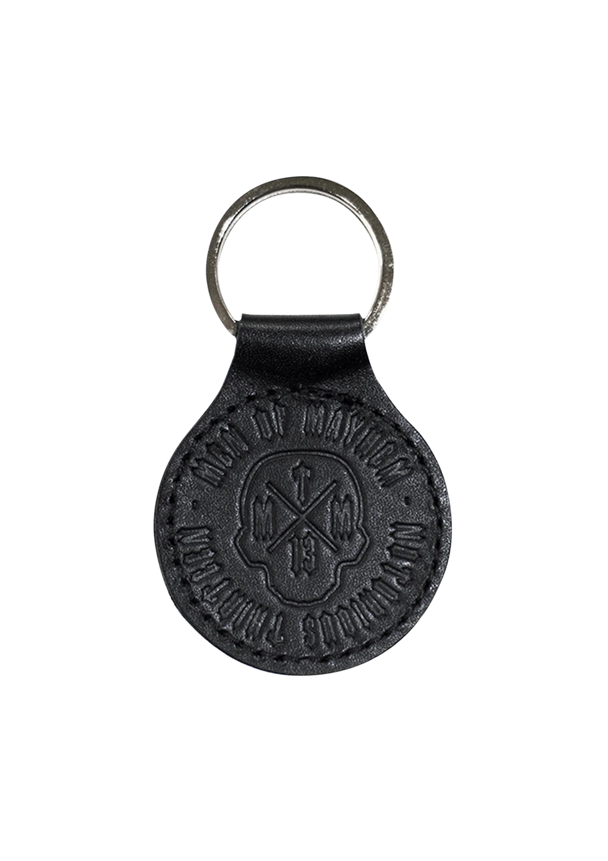Anhänger N.F.A.F Leder Schwarz