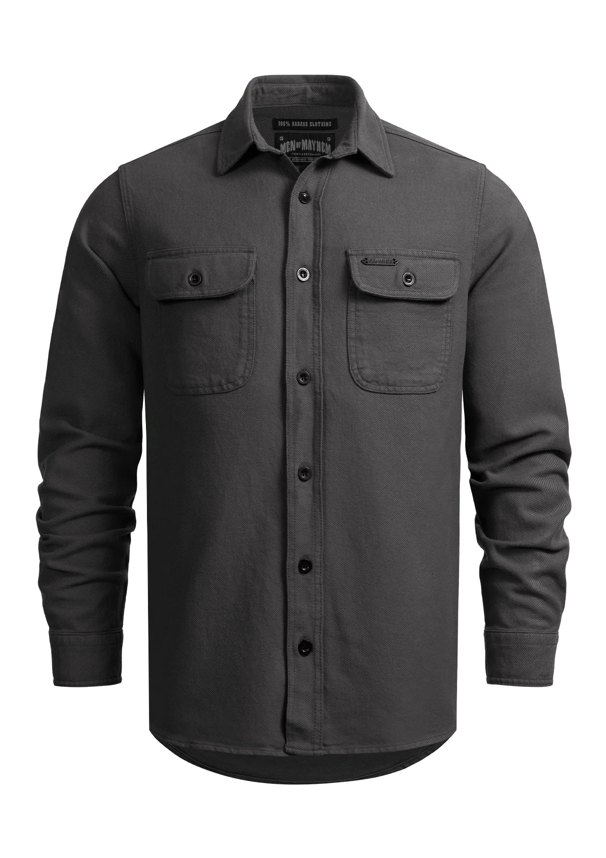 Flanellhemd Grey / Heavy D.