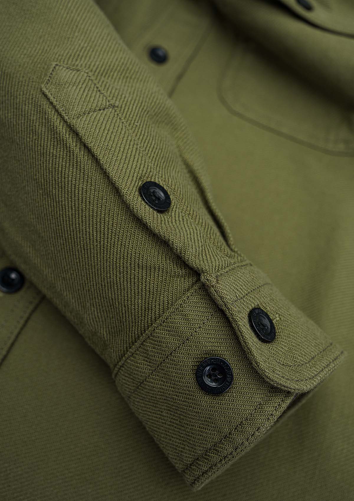 Flanellhemd Olive / Heavy D. - Image 9