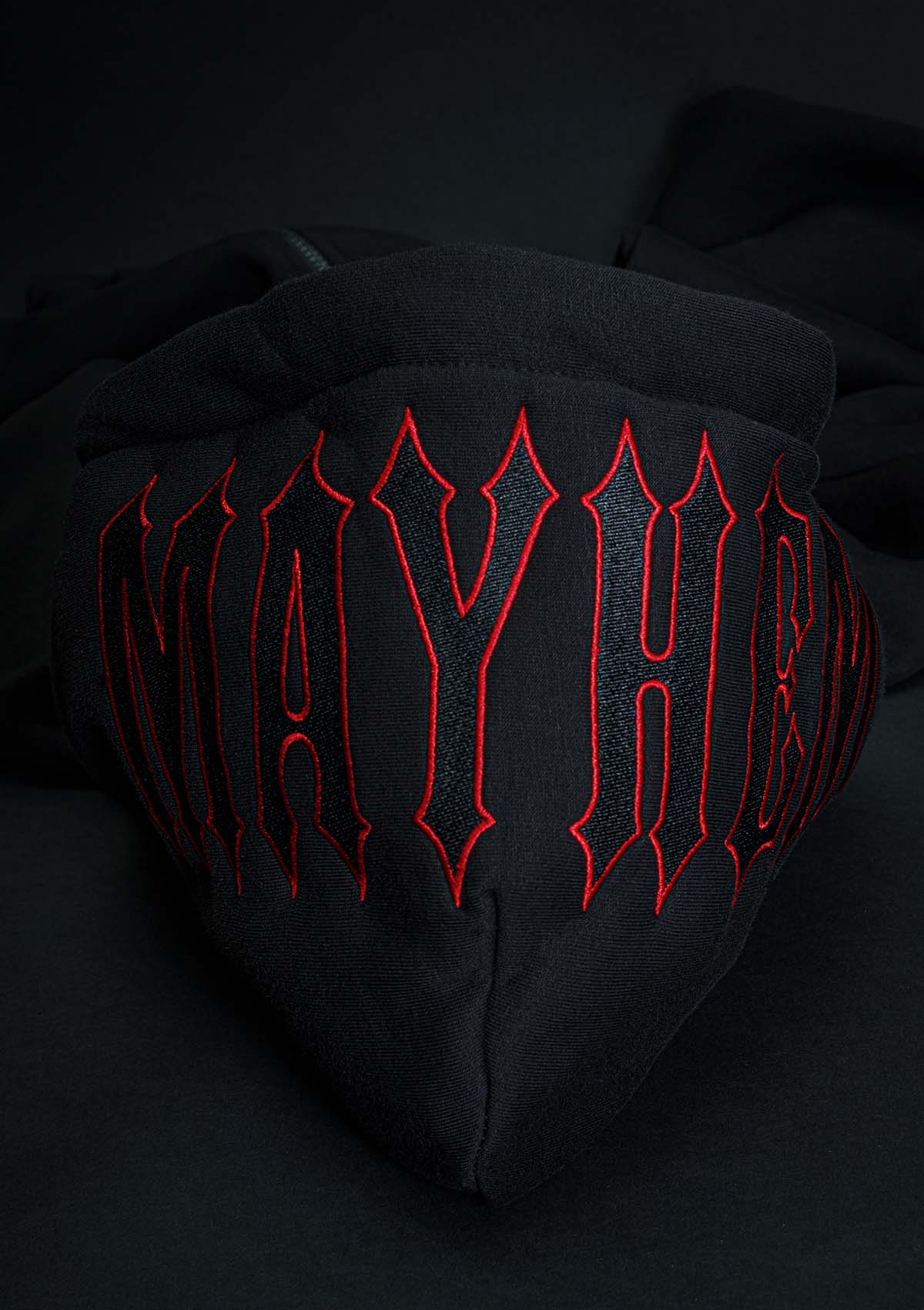 Hoodie Jacke Mayhem Classic B/B/R MK3 - Image 5