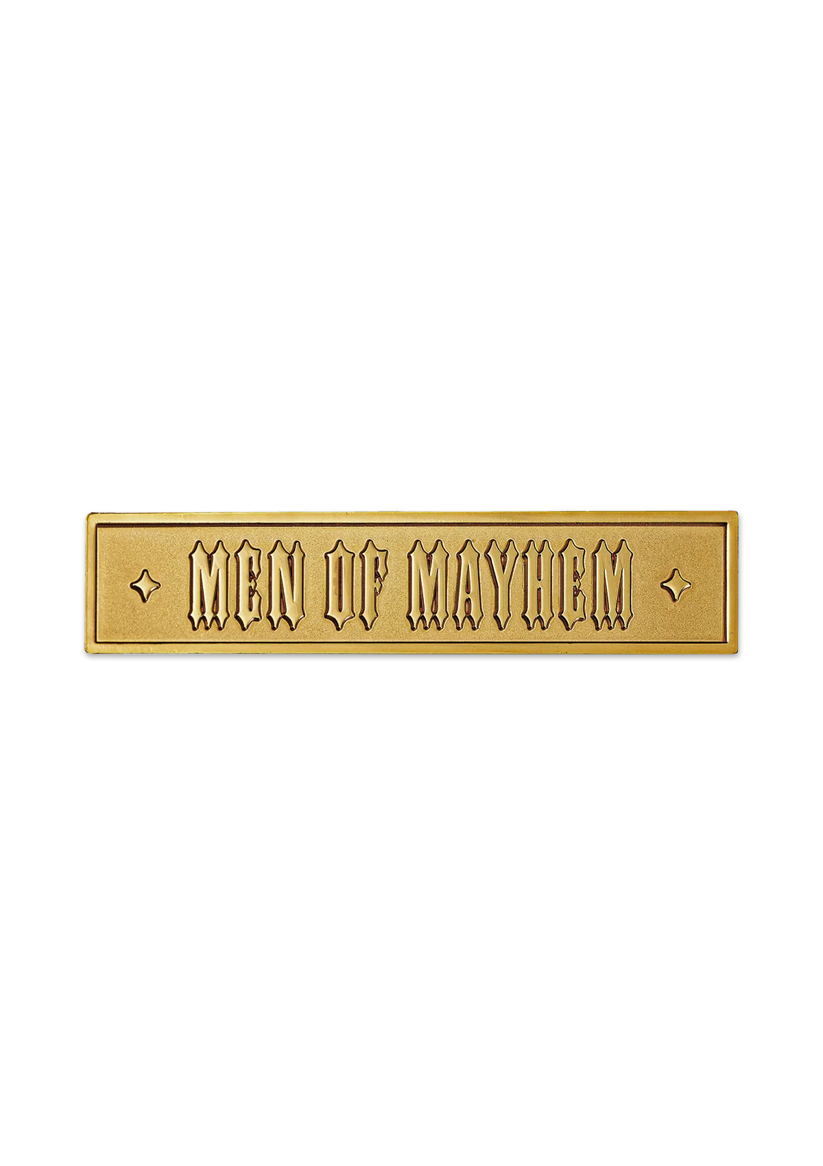 Pin Men of Mayhem Gold