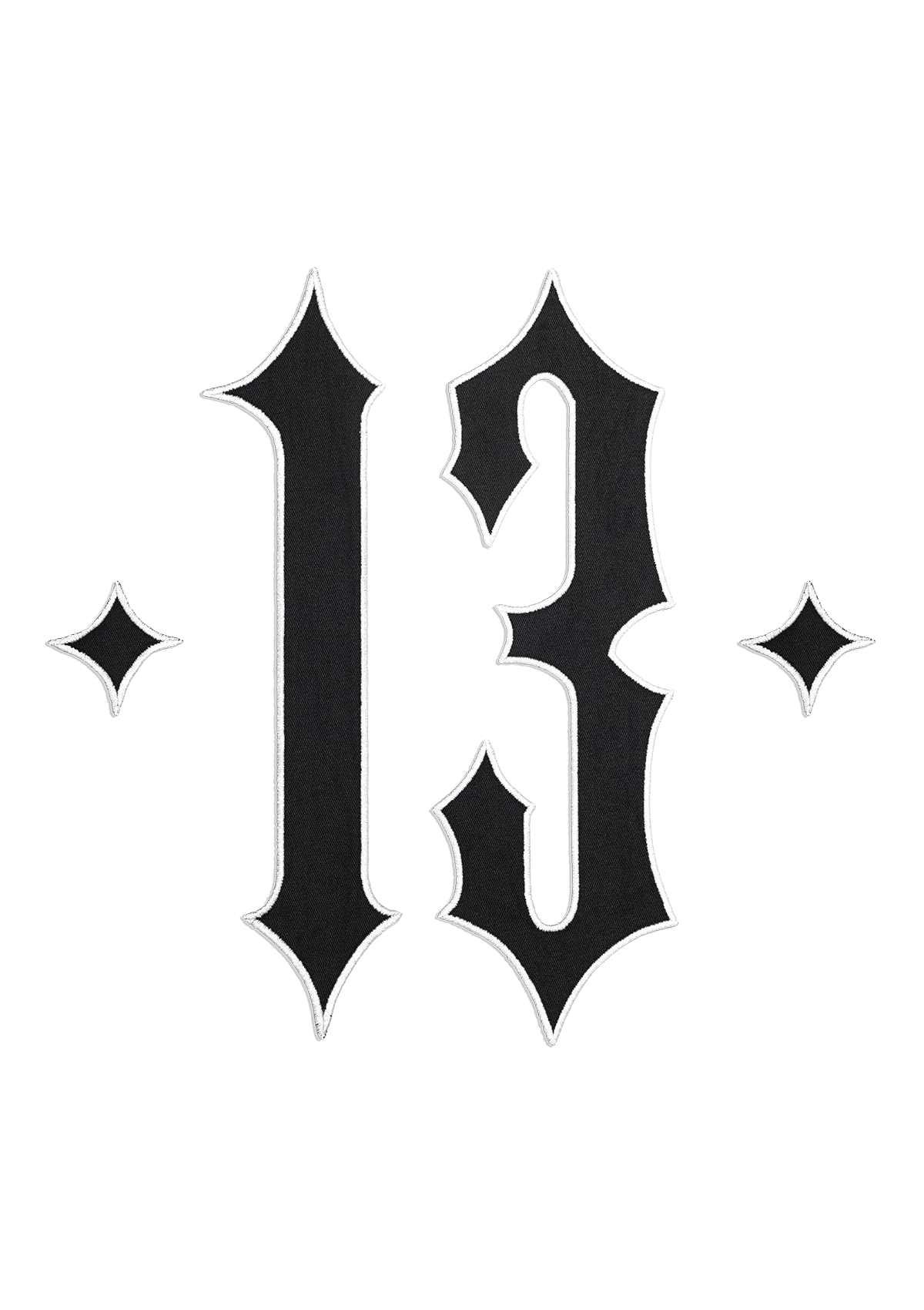 Rücken Patch 13 B/B/W