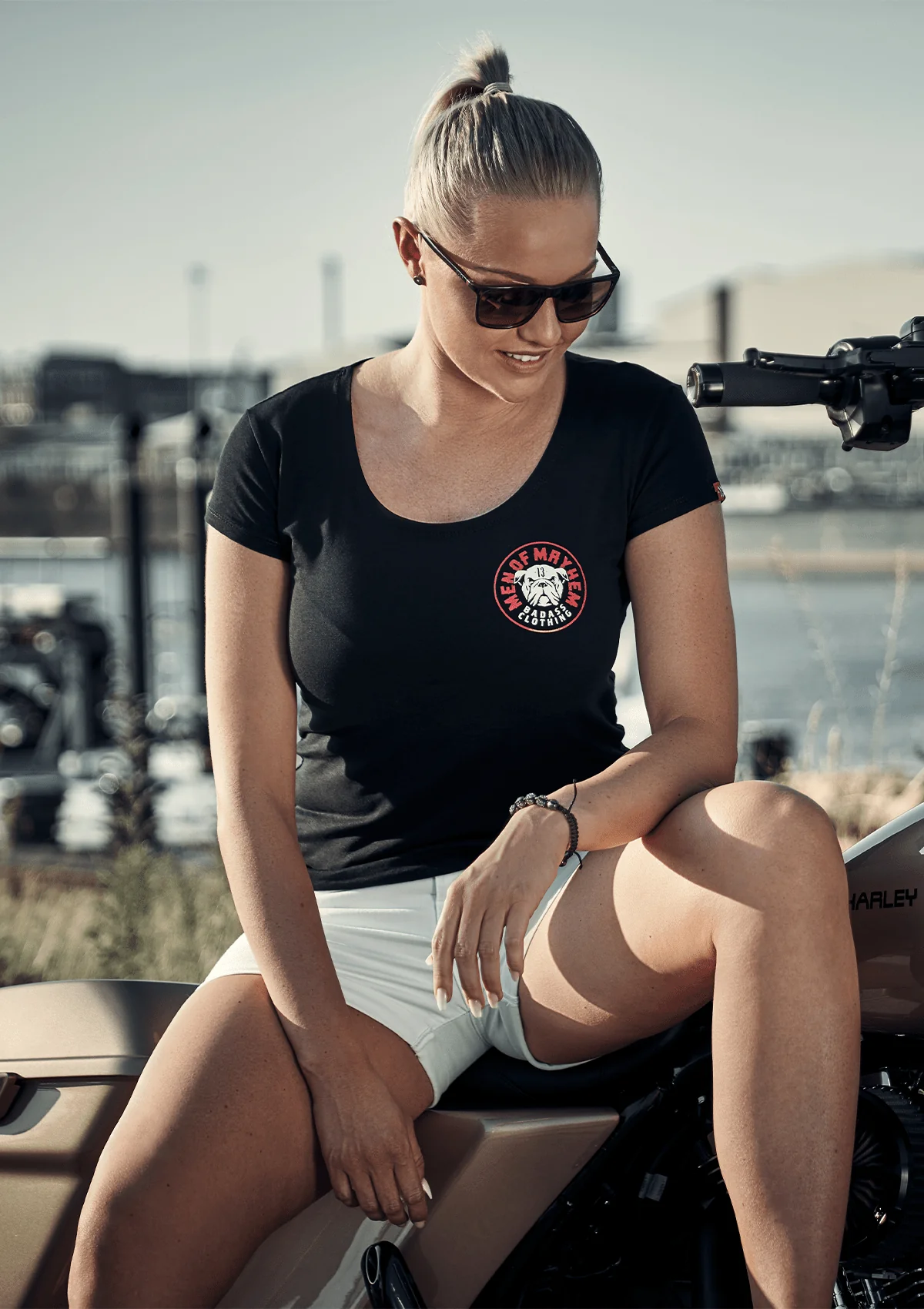 Women T-Shirt Bulldog S/R - Image 3