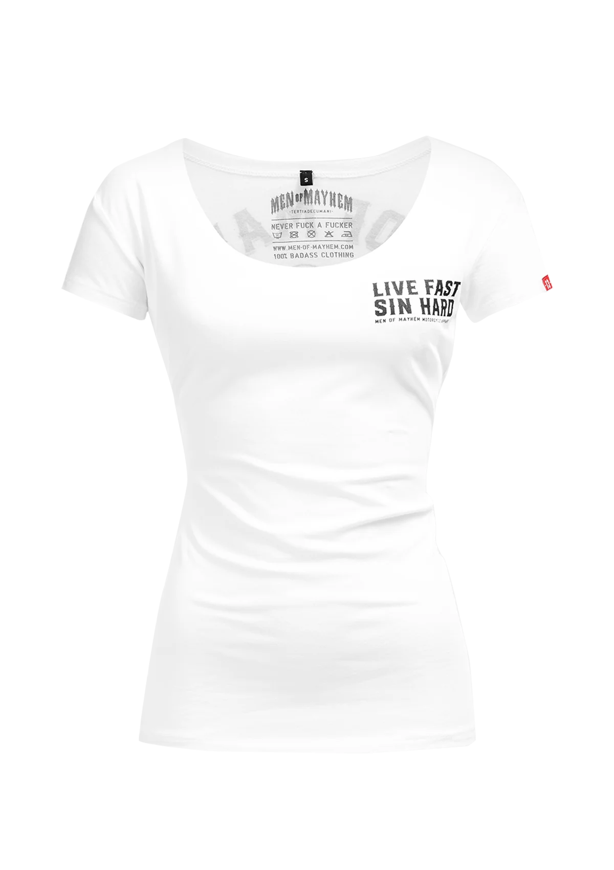 Women T-Shirt Middle Finger W/S - Image 7