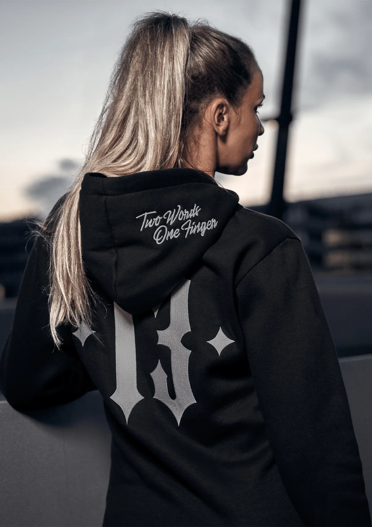 Women Hoodie Jacke TWOF S/G - Image 3